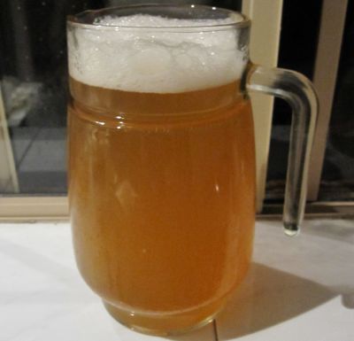 A glass of Party Brew