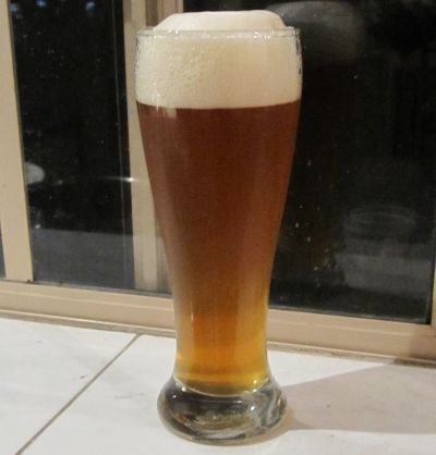 A glass of RealJock IPA