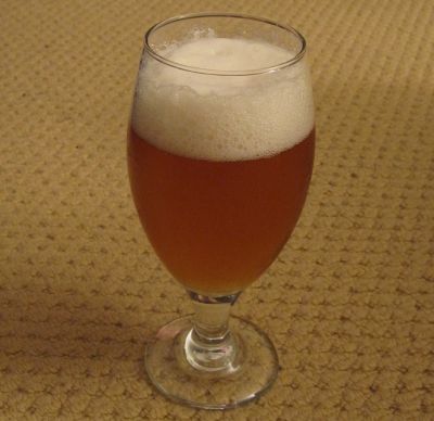A glass of Wal's Dry Lager