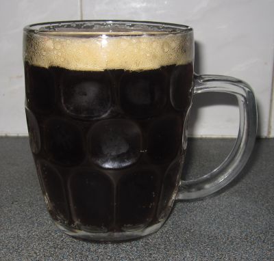 A glass of Jolt Brown Ale