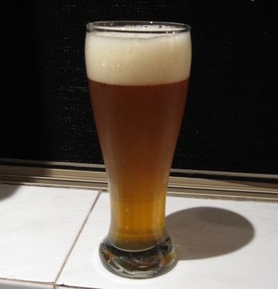 A glass of Andy's Pale Ale